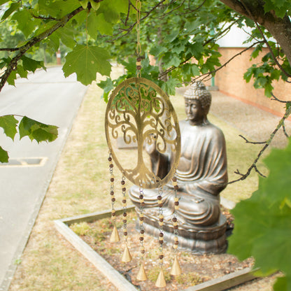 Indian Chimes - Lrg Tree of Life Bell Chimes - 25cm