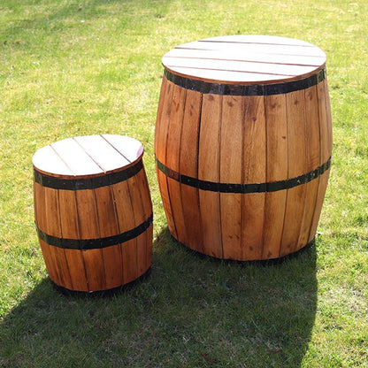 Beer Barrel Stool - Natural 38x32 cm,