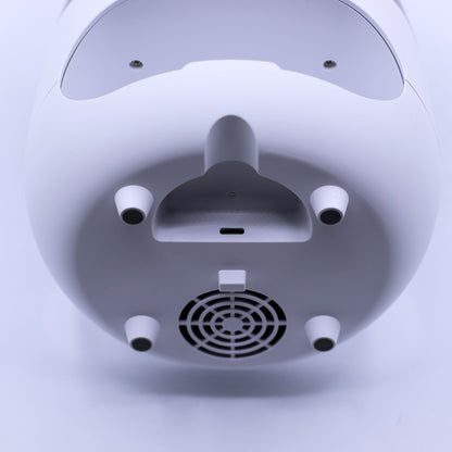 Salt Stone Flame Effect Aroma Diffuser  - White USB - Colour Change and Timer