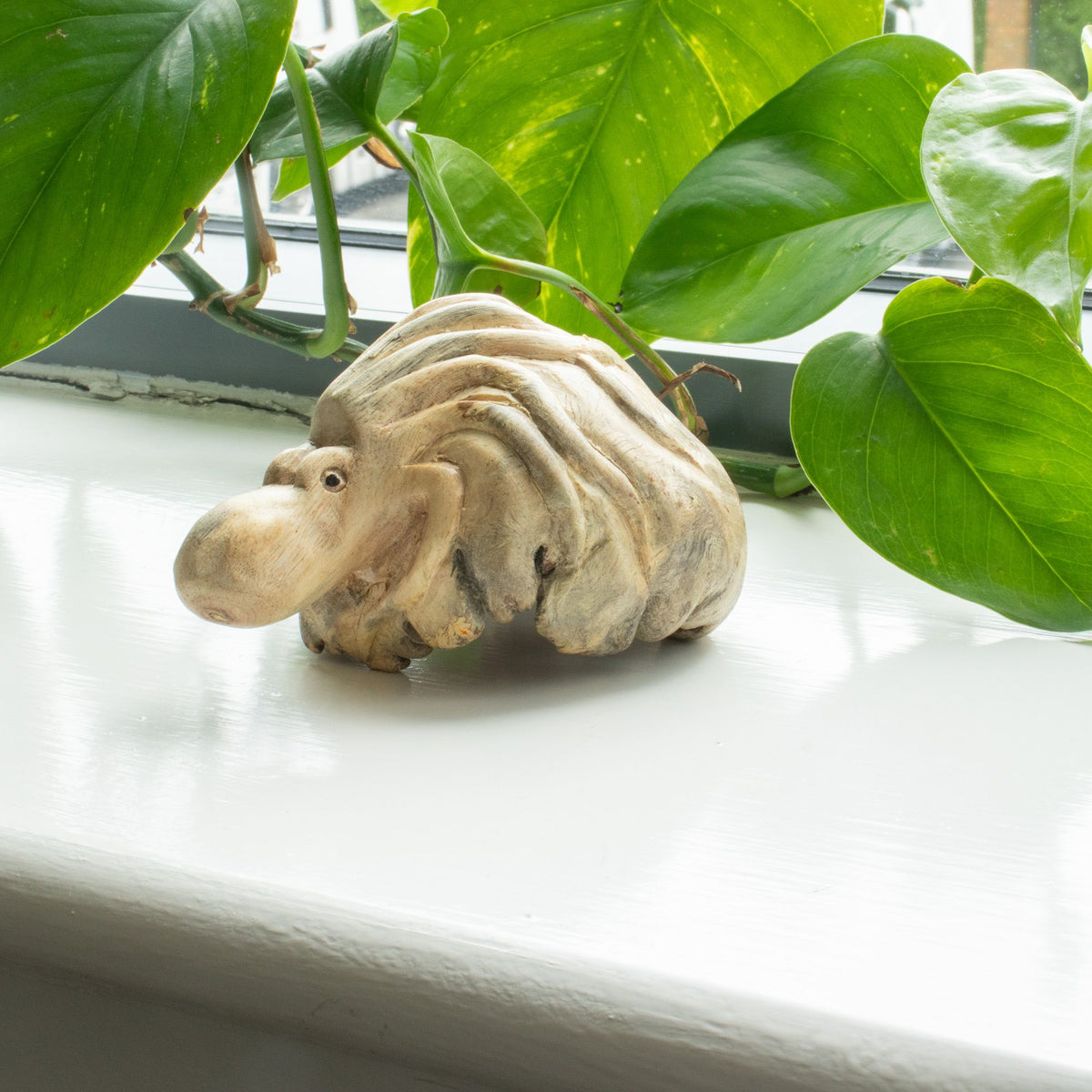 Handmade Parasite Wood Art Carving - Ocean Guarding Octopus