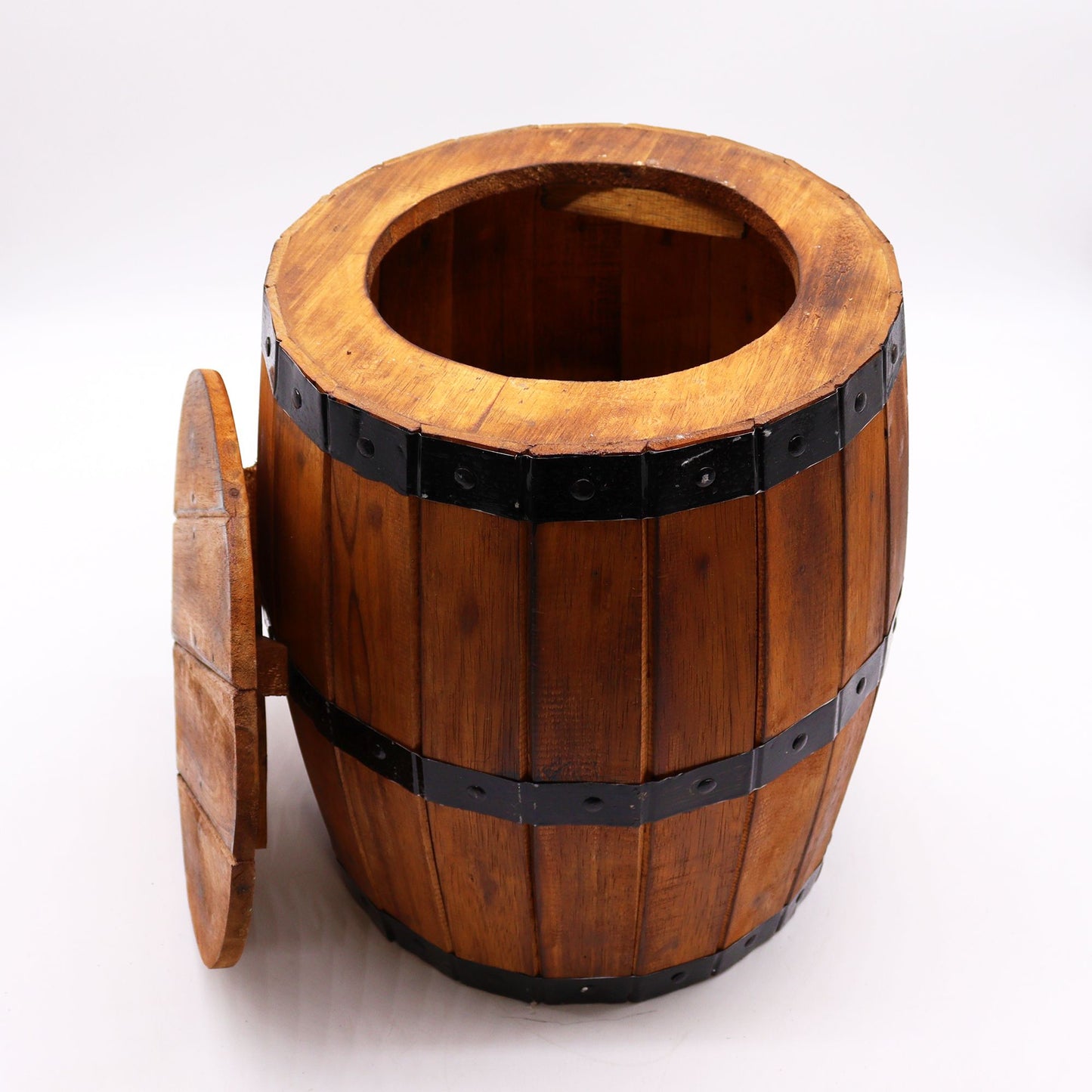 Beer Barrel Stool - Natural 38x32 cm,