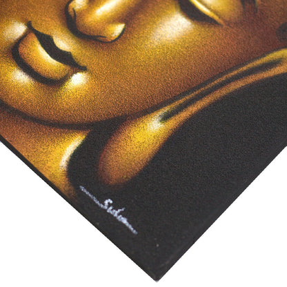 Buddah Painting - Gold Sand Finish 60x80cm