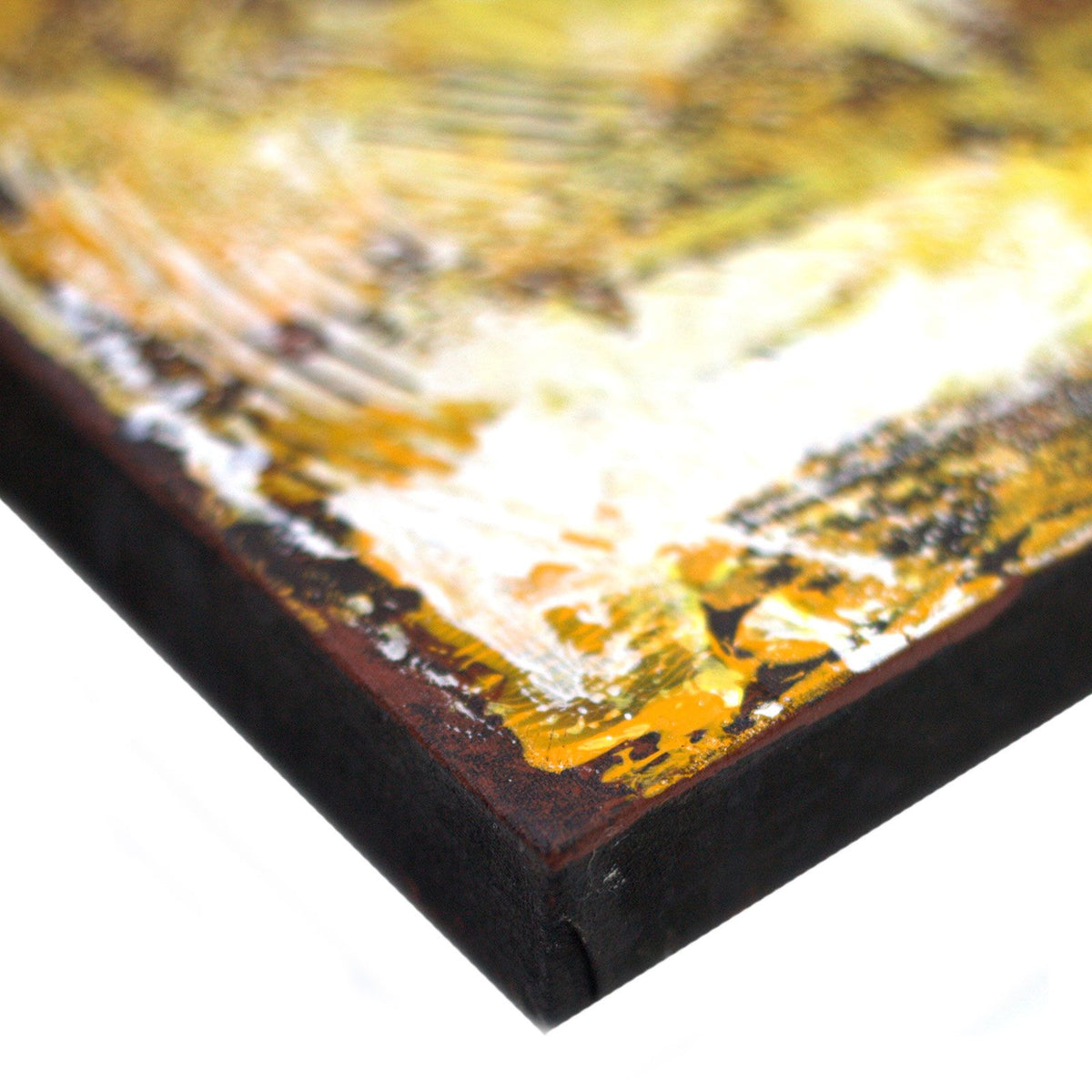 Buddah Painting - Copper Brocade Detail 60x80cm