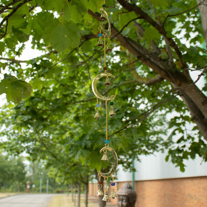 Indian Chimes - Moon Drop - 10  Bells - 6.5x63cm