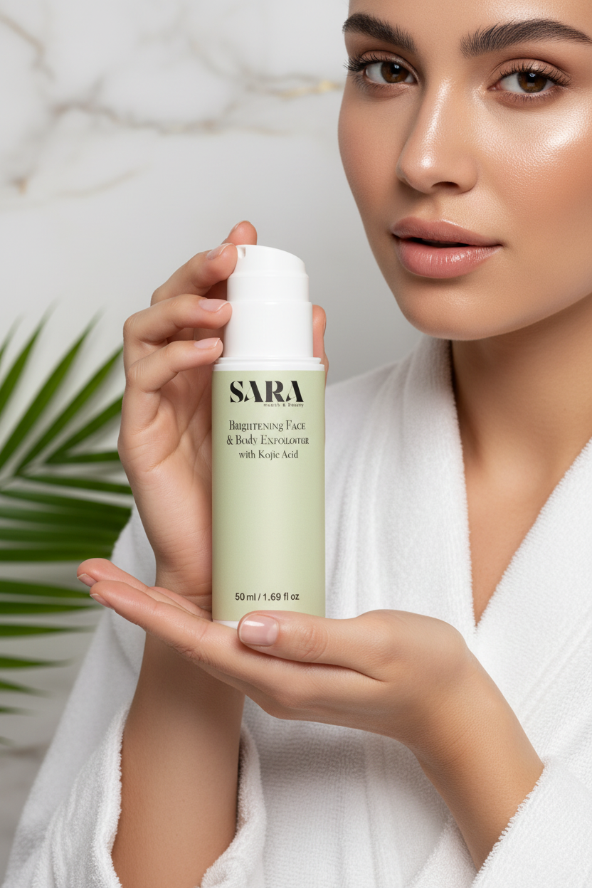 Brightening Face & Body Exfoliator with Kojic Acid – Lifestyle