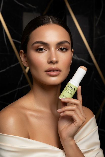 Color Correcting Ceramide SPF30 Stick – Editorial Model Shot