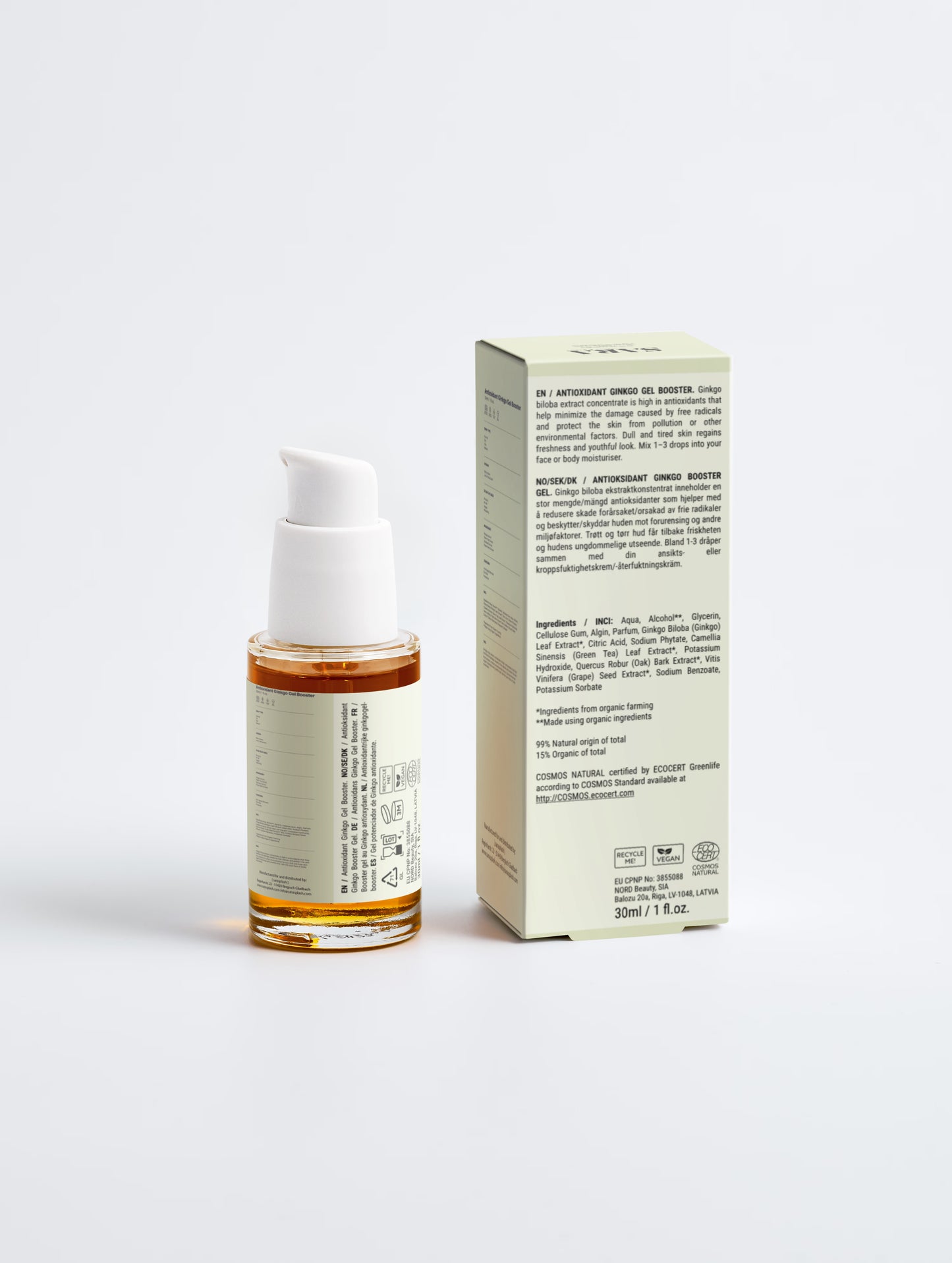 Antioxidant Ginkgo Gel Booster