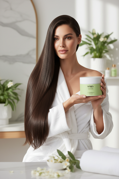 Keratin Intensive Rescue Hair Mask – Model Campaign