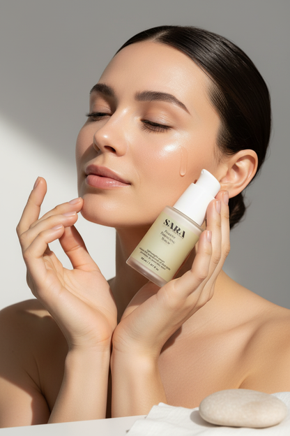 Pigment Perfecting Serum with Model