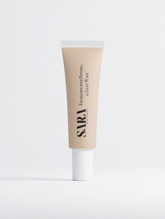 Foundation with Peptides, 10 Light Warm