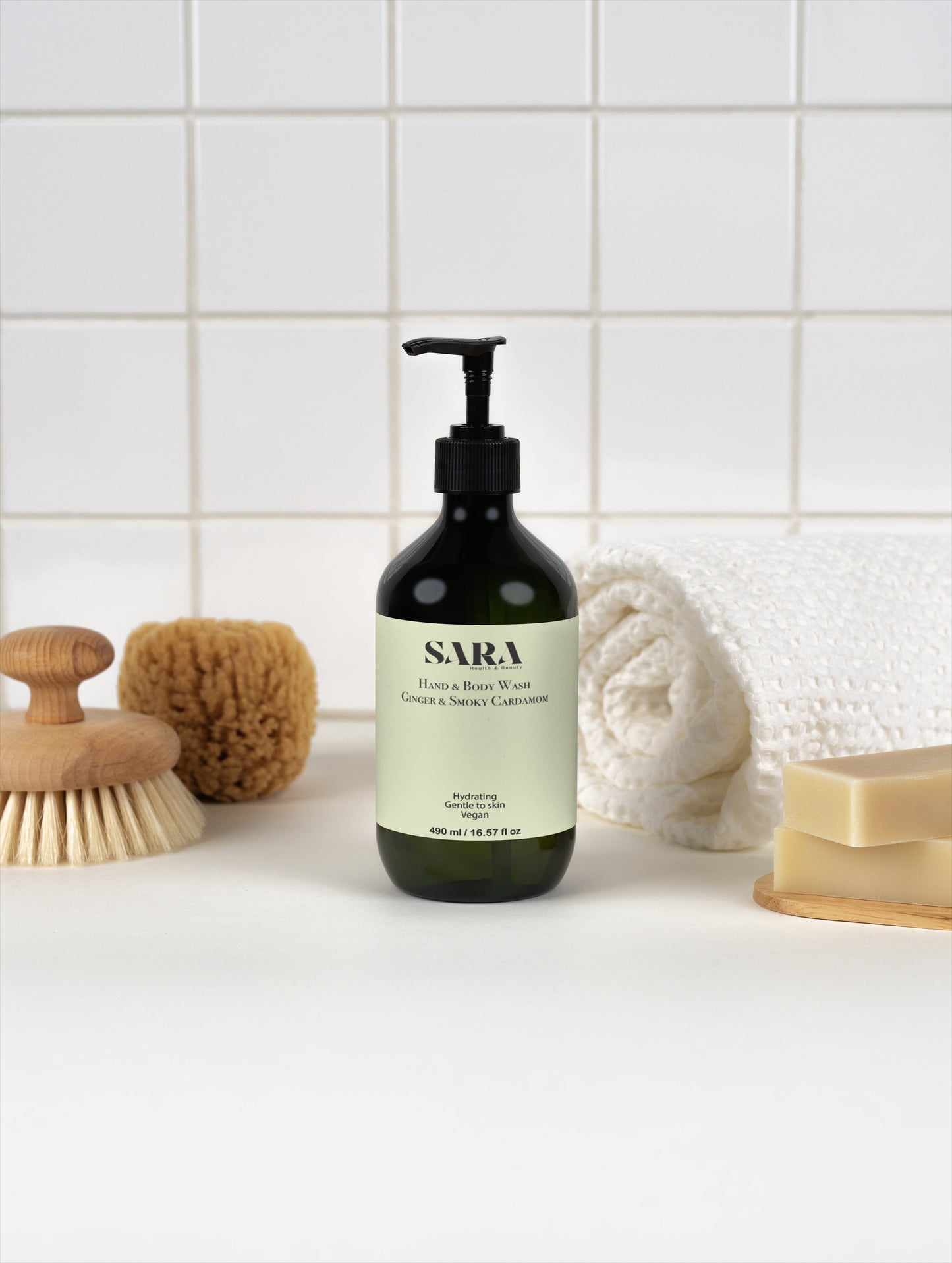 Hand & Body Wash, Ginger & Smoky Cardamom