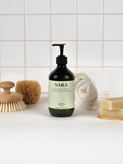 Hand & Body Wash, Ginger & Smoky Cardamom