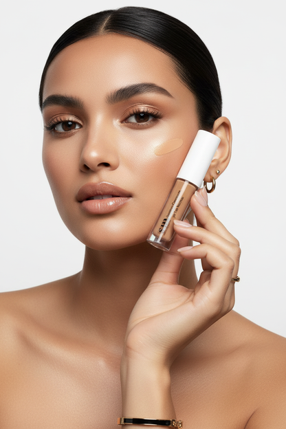 SARA Correcting Concealer 30 Tan Neutral – Editorial Model Shot