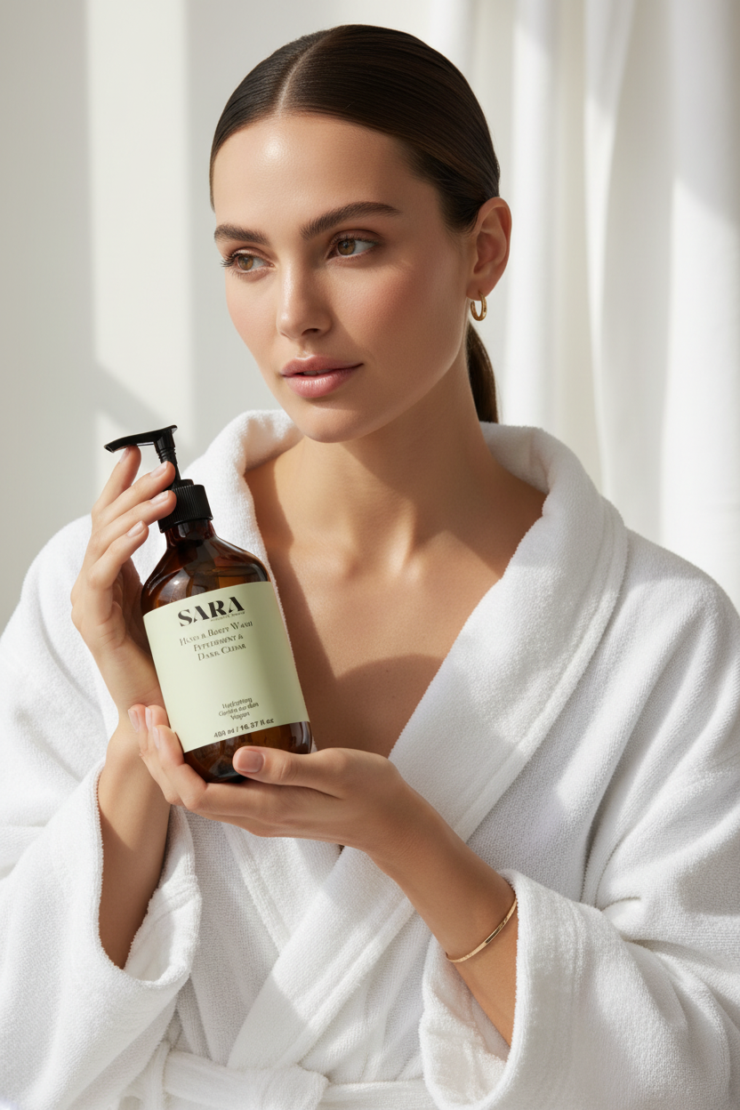 SARA Hand & Body Wash – Model Campaign