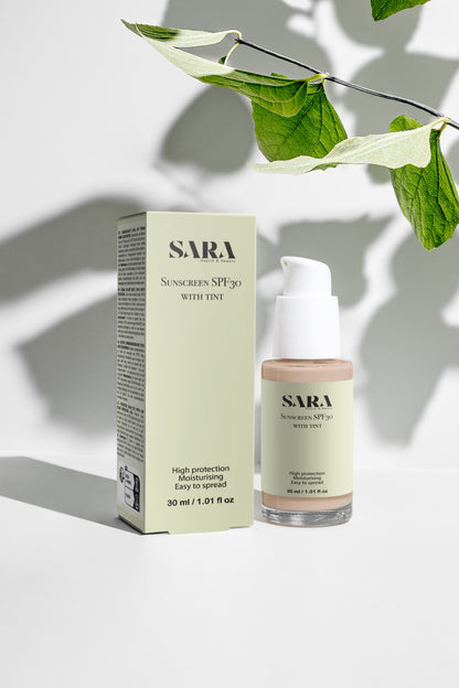 Sunscreen SPF30, with tint